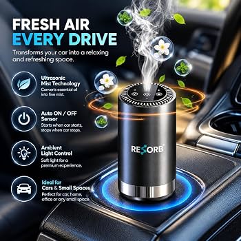 2 in 1 Car Humidifier & aroma diffuser.